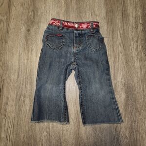 Baby Gap Valentines Day Heart Denim Cutoff Jeans | 12-18M